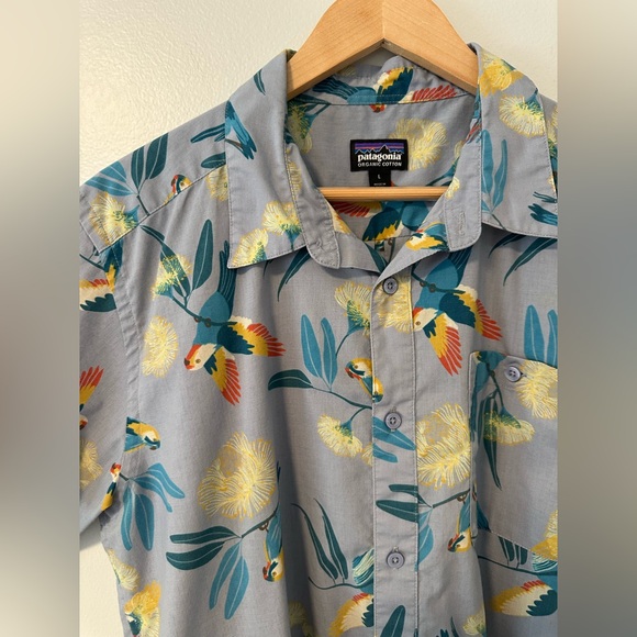 Men's Patagonia Parrots Shirt - Ghost Purple, L - Picture 5 of 7